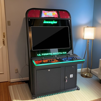 Machine de jeu d'arcade rétro multi-jeux à monnayeur avec garantie d'un an et construction métallique
