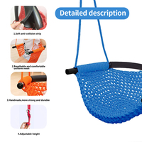 Ropecube - Balançoire en U bleue pour enfants, idéale pour parcs, maternelles, garderies et écoles, facile à installer