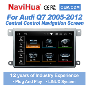 Navihua Car Radio DVD Player 7 Inch Carplay Android Auto Touch Screen Linux <b>System</b> Multimedia for Audio Q7 2005-2012 - Product Image 3