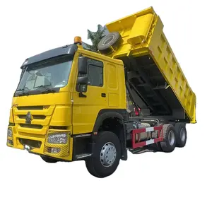 Yeni Sinotruk Howo T7 A7 6x4 10 wheeler 8x4 380hp 400hp 430hp euro 2 30ton howo DAMPERLİ KAMYON afrika için