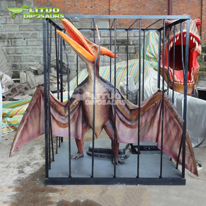 Animatronic Quetzalcoatlus Flying <span class=keywords><strong>Pterosauria</strong></span> Dinosaur para centros comerciales Aeropuertos públicos Guardería Kindergarten Escuelas Metal - Product Image 3