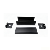 Boîtier en aluminium extrudé sur mesure pour alimentation automobile, dissipateur thermique, boîte en aluminium avec usinage CNC