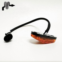 Feux latéraux LED avec prise 10-30V, feux de signalisation, feux arrière, feux externes pour voiture, remorque, camion, camion, jaune, orange, blanc, rouge