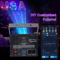 Projecteur laser LED RGB 3W pour scène, discothèque, fête, avec contrôle sonore, équipement DJ pour boîte de nuit/KTV, piste de danse/mariage