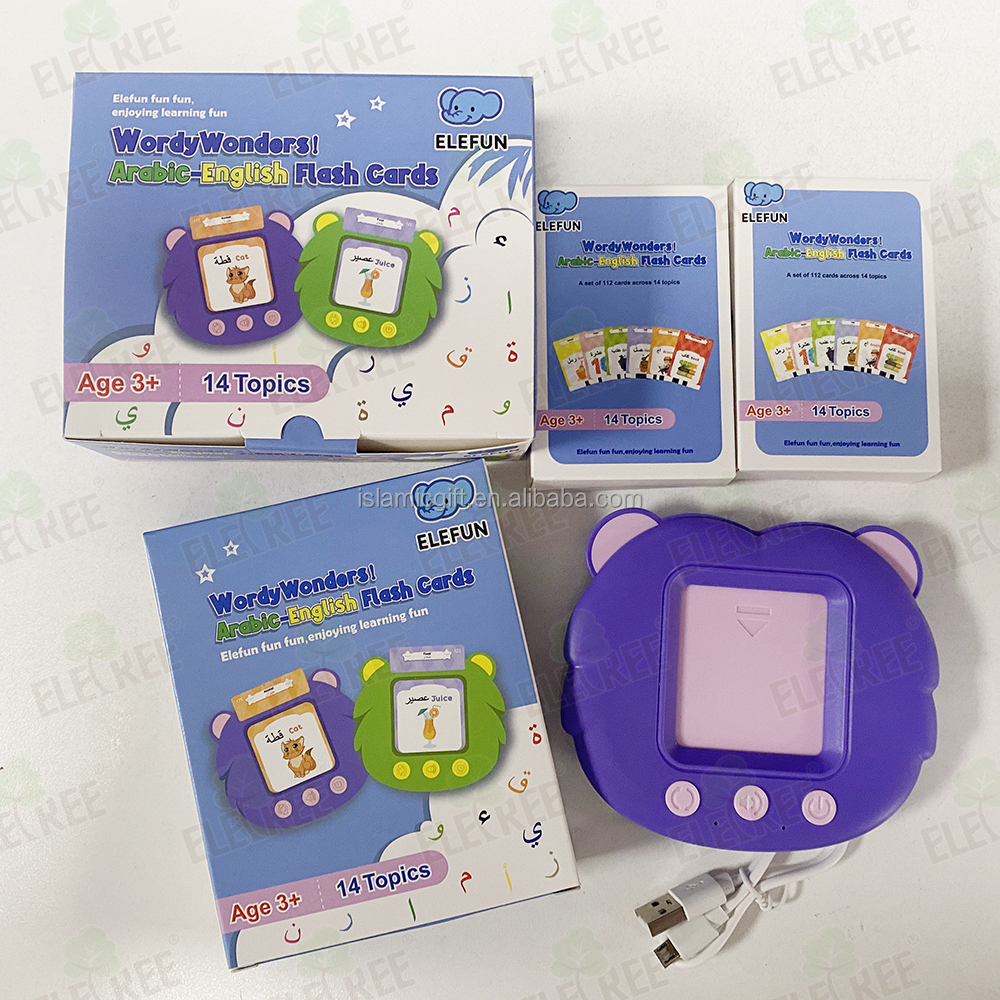 Giocattolo Flash Card arabica-viola