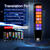 Appareil de traduction instantanée, traducteur de langues, stylo de lecture par scan, machine de traduction multilingue, écran tactile portable IPS
