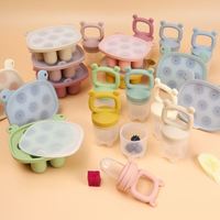 Vente en gros de tétine de qualité alimentaire pour bébé tétine en silicone pour fruits sucette mangeoire pour bébé