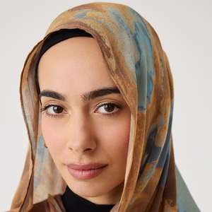 Hiyab Modal Estampado para Mujer, Elegante y Modesto, Transpirable para las 4 Estaciones, con Logotipo Personalizado, el Más Vendido del 2026 - Product Image 1