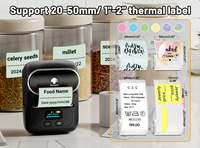 Imprimantes d'étiquettes Phomemo M110 Imprimante d'étiquettes à code-barres Imprimante d'étiquettes Imprimante thermique portable pour les petites entreprises