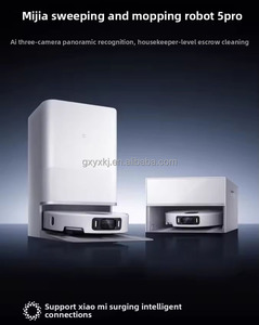 Aspirateur intelligent Mijia <span class=keywords><strong>Mi</strong></span> 5 <span class=keywords><strong>Pro</strong></span> avec serpillière sans fil, moteur sans balais, contrôlé par application, pour usage hôtelier - Product Image 1