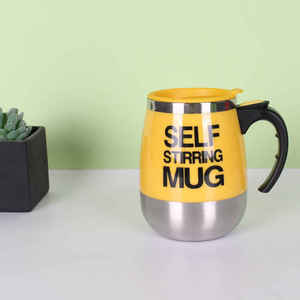 Stainless Steel Fully Automatic Coffee/Milk Tea Stirrer Vacuum Insulated Travel <b>Mug</b> Logo Customization Electric <b>Large</b> Capacity - Product Image 3