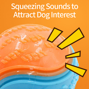 Pet <b>Dog</b> <b>Toys</b> Latex Squeaky <b>Dog</b> Tough Chew <b>Toys</b> Tooth Cleaning Treat Ball <b>Interactive</b> Funny <b>Dog</b> TPR Rubber Ball <b>Toy</b> - Product Image 4