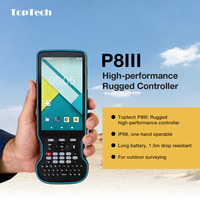 Contrôleur de données portable TopTech P8III avec batterie de 9000 mAh, contrôleur Android 14 pour la topographie GNSS RTK de haute précision