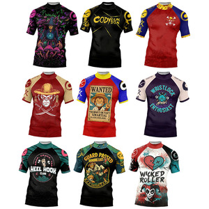 Cody Lundin <strong>Rash</strong> <strong>Guard</strong> in Stock Custom Jiu Jitsu Mma Rashguard Bjj <strong>Men</strong> Compression Training Short Sleeve Grappling Shirt - Product Image 1