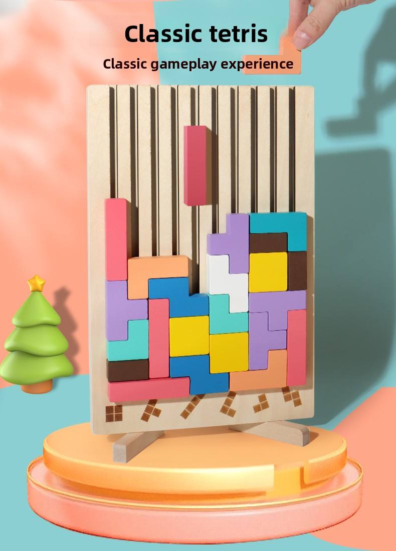 Tetris-0.85kg tridimensional multifuncional
