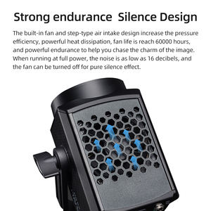 ไฟถ่ายภาพ <span class=keywords><strong>NANLITE</strong></span> Forza <span class=keywords><strong>60W</strong></span> 5600K ไฟ LED พกพาสำหรับใช้งานกลางแจ้ง ไฟ COB เดี่ยว พร้อมขาตั้ง Bowens สำหรับถ่ายวิดีโอสดบน Youtube - Product Image 5