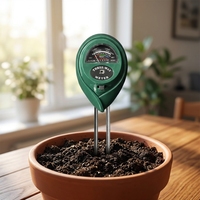 Testeur d'humidité du sol portable 3-en-1 Ruixiangtong, testeur de pH, détecteur d'entretien des plantes, outil de mesure de l'intensité lumineuse, plage d'humidité