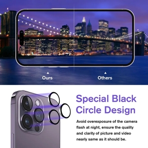 Protezione dello schermo dell'obiettivo della fotocamera trasparente individuale all'ingrosso per <span class=keywords><strong>Iphone</strong></span> 11 12 <span class=keywords><strong>13</strong></span> 14 - Product Image 3