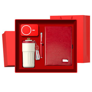 Werbe-Geschenkset Notizbuch mit individuellem Logo A5 Tagebuch aus PU-Leder mit Stift Luxuriöse Executive Werbegeschenke für Unternehmen im Großhandel - Product Image 3