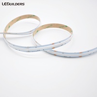 Bande LED RVB COB Guirlande Lumineuse en Cuivre Découpable 5 m/rouleau 1080Leds/m Haute CRI Flexible 24V Télécommande Smart Light
