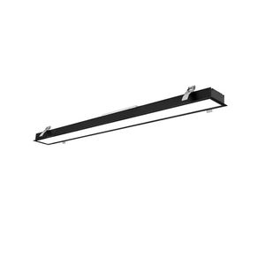 Luz Lineal LED Empotrable de Aluminio Enlazable, Blanco Cálido, 1200 mm, Iluminación Lineal para Biblioteca, Oficina, Centro Comercial, Gimnasio - Product Image 2