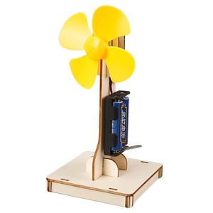 Ventilador Eléctrico Casero DIY, Manualidad Científica, Pequeña Invención, Experimento de Física para Estudiantes, Materiales Hechos a Mano, Juguete de Ensamblaje T-M245 - Product Image 5