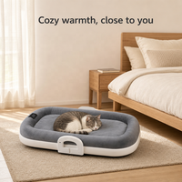 USMILEPET Lit chauffant pour animaux de compagnie, tapis chauffant pour chat et chien avec balance intégrée, lit chauffant pour chats et petits chiens, lit chauffant pour animaux de compagnie