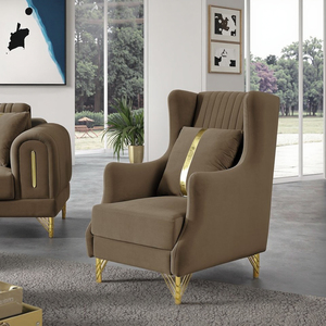 Ensemble Canapé de Salon Moderne de Luxe en Velours <span class=keywords><strong>Deluxe</strong></span> 1+1+2+3 Places pour Villa Hôtel Hall Distribution Meilleur Prix Meubles - Product Image 3