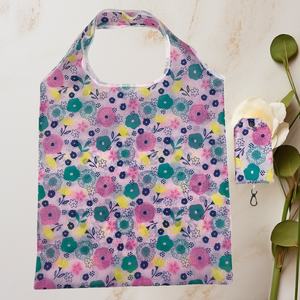 Bolsa de Mano Plegable Ecológica con Diseño Creativo de Letras de Poliéster, Gran Capacidad y Diseño Portátil para Compras y Almacenamiento - Product Image 5