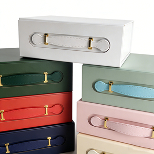 Premium <b>Bedding</b> Presentation Case with PU Handle | Rigid Magnetic Folding <b>Box</b> - Product Image 6