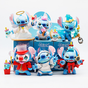 Adorables figurines de dessin animé Stitch en boîte mystère, lot de jouets 3D en gros, figurines d'action, boîte mystère, décoration de bureau, boîtes <span class=keywords><strong>surprise</strong></span> - Product Image 6