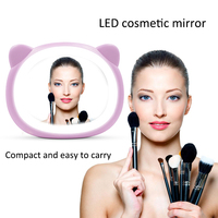 Tik tok-miniluz led de estilo de gato para maquillaje, lámpara de escritorio, anillo de luz para selfis