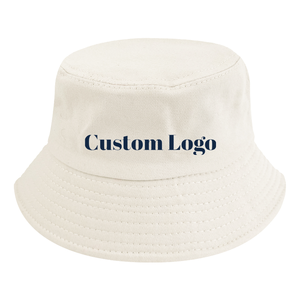 Sombrero de cubo de algodón con logotipo impreso y bordado personalizado, sombrero de lavabo de moda para exteriores, gorras de pescador en blanco, sombreros de cubos lisos informales - Product Image 4