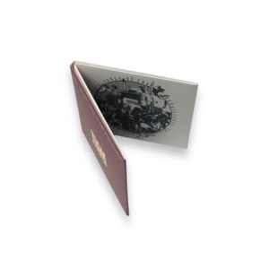 Vintage Style Photo & Lyric Printed 8 Panel Fold-out Cardboard <b>CD</b> <b>Wallet</b> For Double Disc Music Album Packaging - Product Image 5