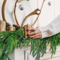 Guirlande de Noël en pin Norfolk, best-seller IF 5000, couronne de pin Norfolk