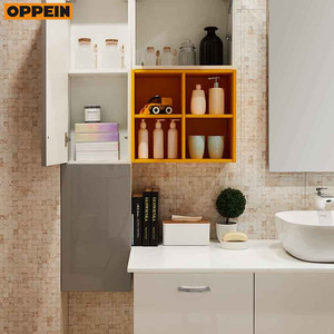 Oppein-estuche laminado de diseño <span class=keywords><strong>italiano</strong></span>, mueble de baño, tocador - Product Image 1