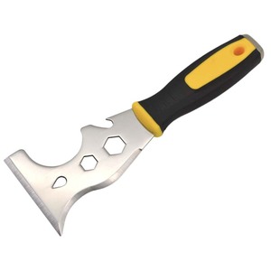 12 en 1 acier inoxydable peinture mastic grattoir <span class=keywords><strong>outil</strong></span> Spackle couteau calfeutrage <span class=keywords><strong>outil</strong></span> de retrait peintres <span class=keywords><strong>outil</strong></span> peinture ouvre-boîte décapant de peinture - Product Image 2