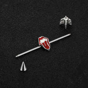 Groothandel Mode Lange Kraakbeen Helix Body <span class=keywords><strong>Piercing</strong></span> Oor Sieraden Gold Industriële <span class=keywords><strong>Piercing</strong></span> Oorbel Bar - Product Image 6