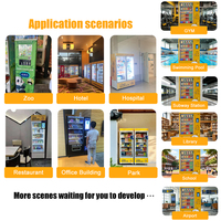 Máquina Expendedora de Autoservicio con Doble Puerta para Recogida, Frutas Frescas, Alimentos Saludables, Ensaladas, Bebidas, con SDK Inteligente y Gestión Basada en la Nube