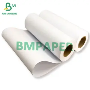 20lb 80gsm CAD Inkjet Printing Roll Bond Paper White Rolls Plotter Paper in Carton Pack 24" 36" Width 150ft Length 2" inch core
