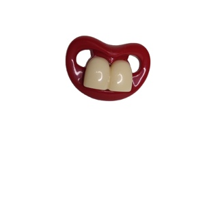 Sucette en silicone Produits pour bébés pour nouveau-nés Sucette à mâcher Sucette en silicone pour tout-petits Sucette pour nouveau-nés Funny Teether - Product Image 4