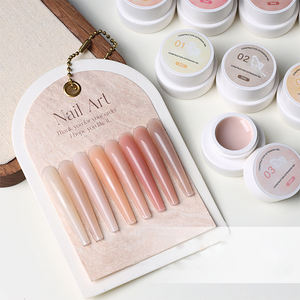 Pegamento de Uñas Acrílico AILANUO Profesional de Secado Rápido y Fácil Aplicación, Pegamento de Extensión de Leche de 8 Colores, Gel de Marca Privada - Product Image 1