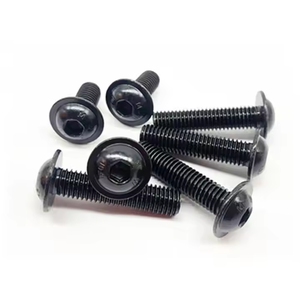 ISO 7380-2 M3 <b>M4</b> M5 M6 M8 M10 Grade 10.9 High Strength Black Oxide Carbon Steel Allen Key Bolts Socket Flange Button Head <b>Screws</b> - Product Image 3