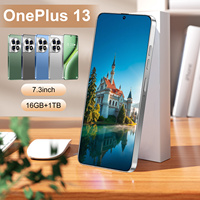 Nuevo Teléfono Móvil One Plus 13 con Pantalla de 7.3 Pulgadas, 16GB+1TB, Deca Core, Cámara Principal de 108MP, Smartphone 5G Desbloqueado