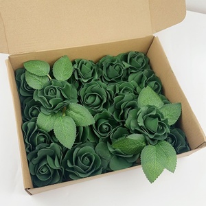 <span class=keywords><strong>Bouquet</strong></span> <span class=keywords><strong>de</strong></span> roses artificielles transfrontalières pour table d'intérieur, décoration <span class=keywords><strong>de</strong></span> mariage à tenir en main, modèle 0051 - Product Image 2