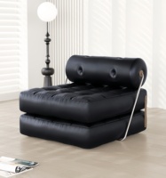 Lit en tissu paresseux avec nouveau design extensible et rembourré pour salon chambre balcon pour villas