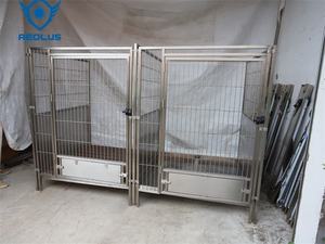 กรงสัตว์เลี้ยงแบบสองประตูสำหรับเลี้ยงในบ้านและนอกบ้าน - Product Image 3