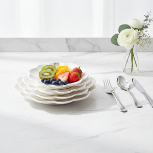 Wholesale Flower Shape 100% <strong>Plastic</strong> Round Melamine <strong>Dinner</strong> Plate <strong>Sets</strong> - Product Image 6