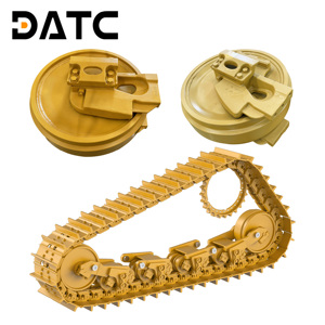 Part-part Undercarriage Mini Excavator, Rangkaian <span class=keywords><strong>Idler</strong></span>, <span class=keywords><strong>Idler</strong></span> Depan untuk 320 330 PC210 PC220, Part Mesin Konstruksi - Product Image 1