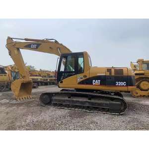 Excavatrice hydraulique d'occasion Caterpillar CAT320C d'origine, 20 tonnes, moteur, boîte de vitesses en stock - Product Image 1